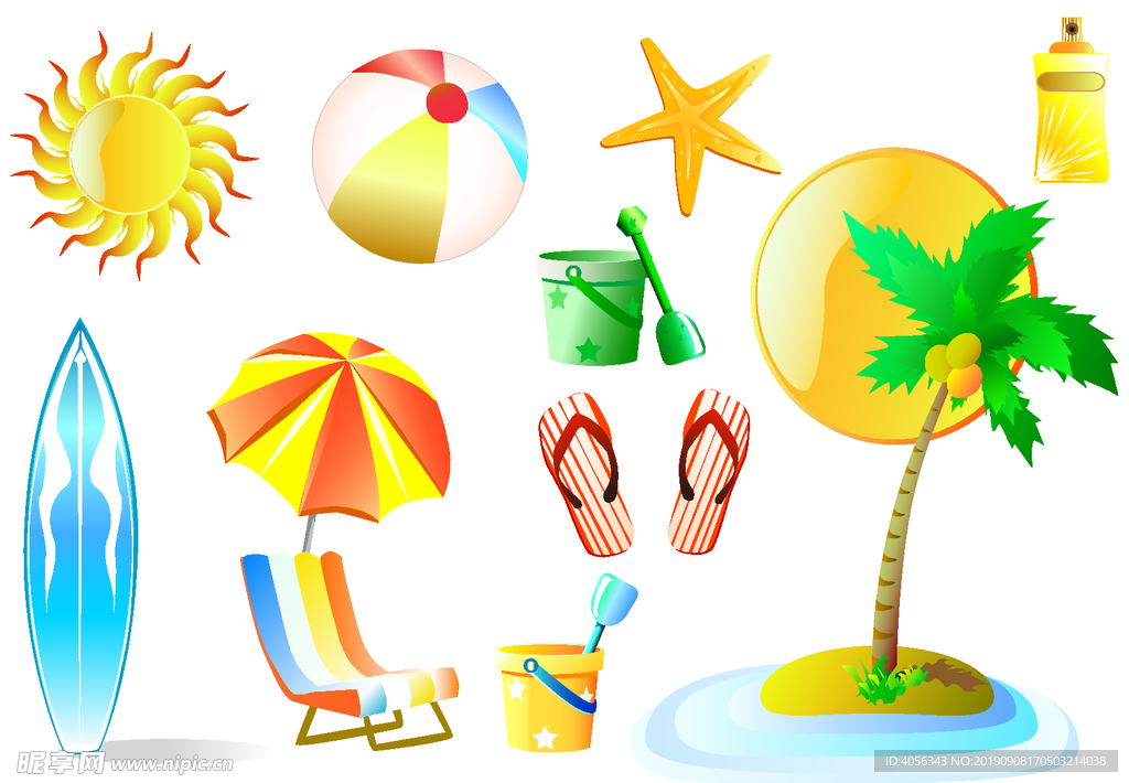 夏日素材