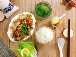卤牛杂套餐 牛腩饭