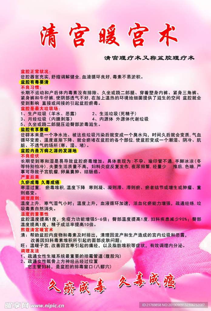 清宫暖宫术海报
