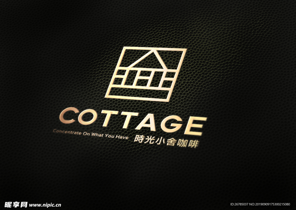 金色高贵LOGO样机