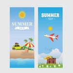 夏季旅行横幅
