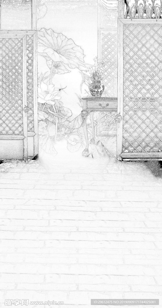 水墨画