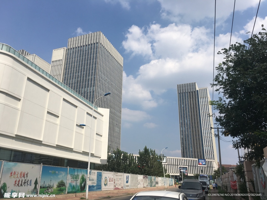 城市楼群居民图