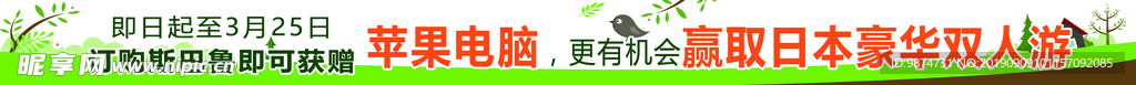 绿色横幅