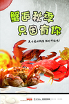 大闸蟹销售海报