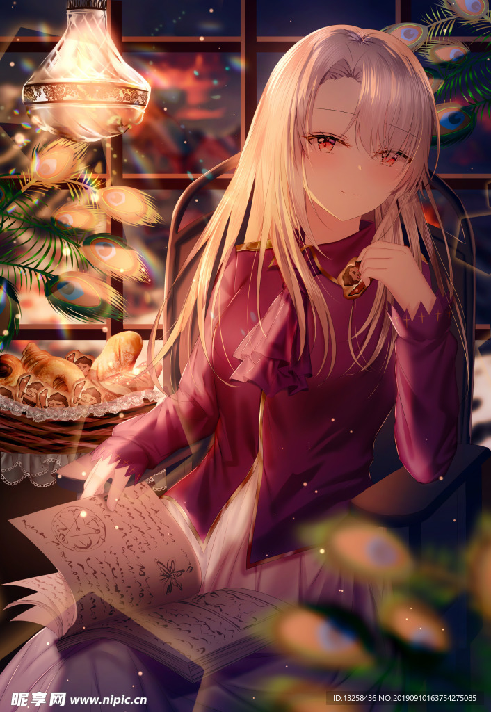 女孩卡通插画动漫人物