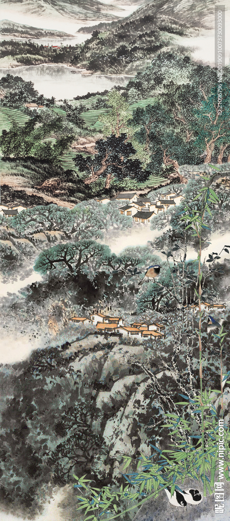 玄关国画