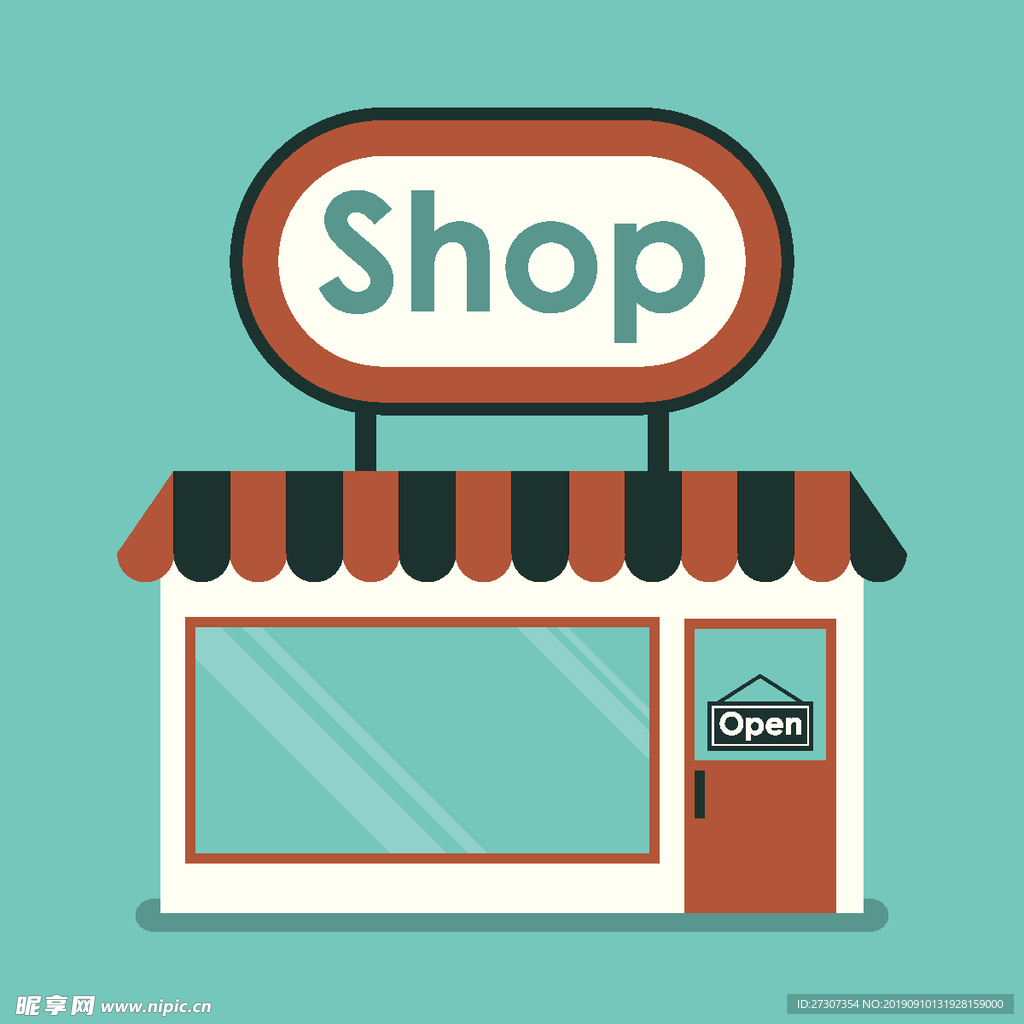 彩色商店设计
