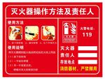 灭火器操作方法