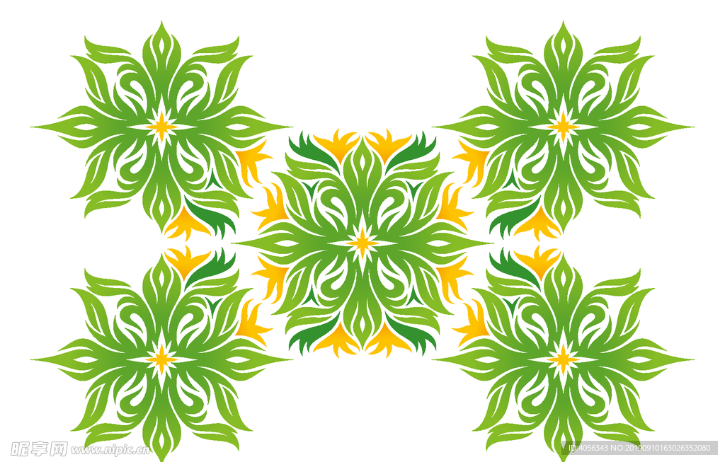 欧式花纹