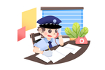 卡通警察