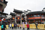 南京夫子庙景区古秦淮步行街景观