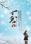 小寒大气海报
