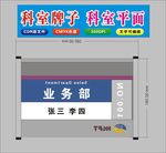 科室牌门型展牌亚克力