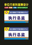科室牌塑料标识牌