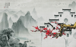 徽派背景墙