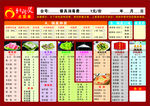 鸡公煲传单
