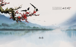 山水背景墙