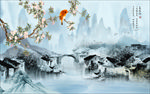中国风背景墙