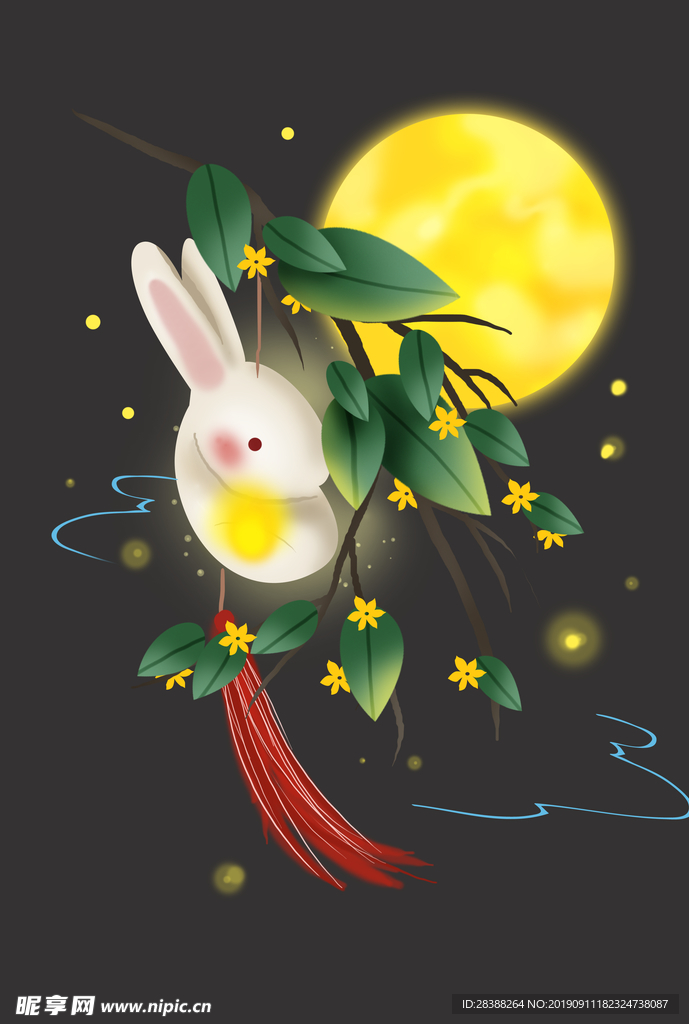 中秋节玉兔