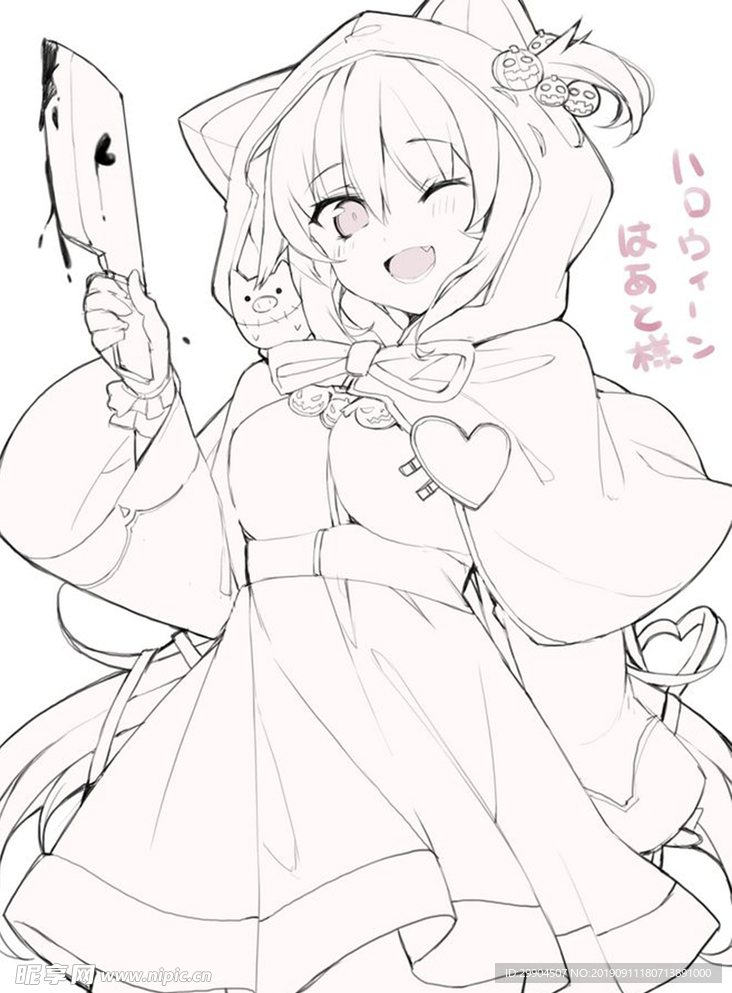 二次元线稿