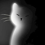 变成颗粒的猫咪