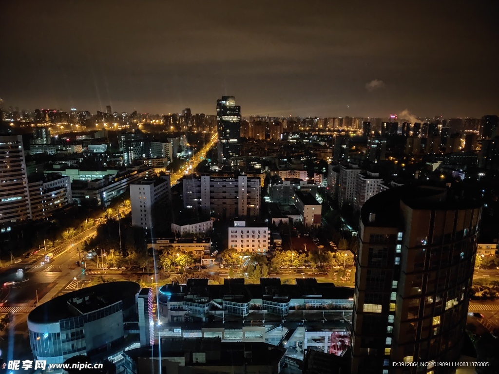 望京 大望京 城市夜景 夜色