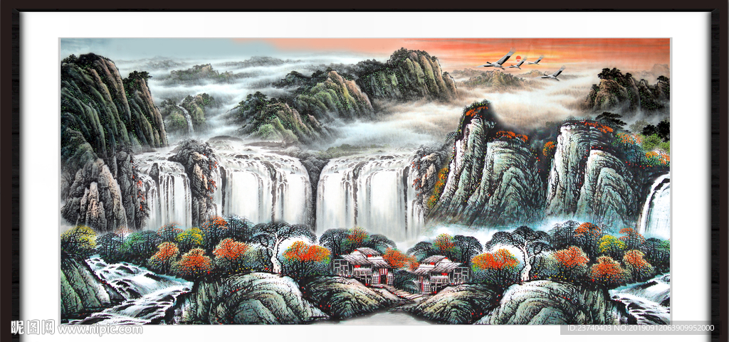 国画山水
