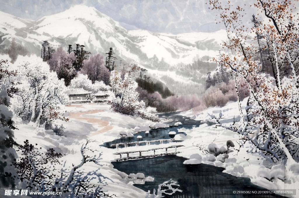 山村之冬