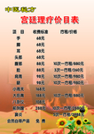 理疗价目表