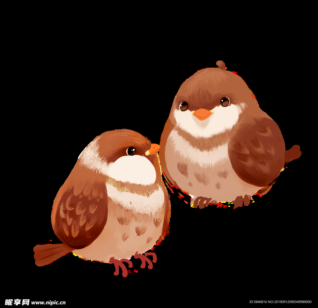 卡通小鸟 可爱小鸟