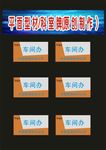 科室牌卫生室门型