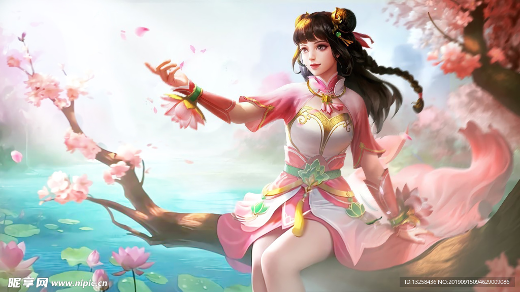 彩色卡通人物插画背景