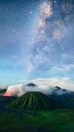美丽的火山风景图片
