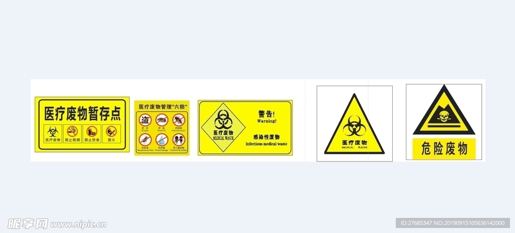 医疗废物标识牌