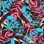 树叶印花