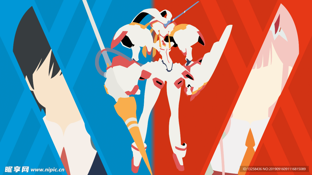 彩色卡通人物插画背景