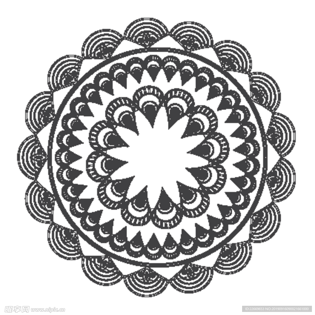欧式花纹