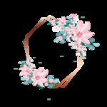 婚礼花朵主题框