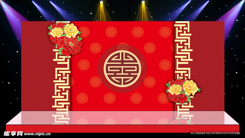 婚礼   晚宴   背景