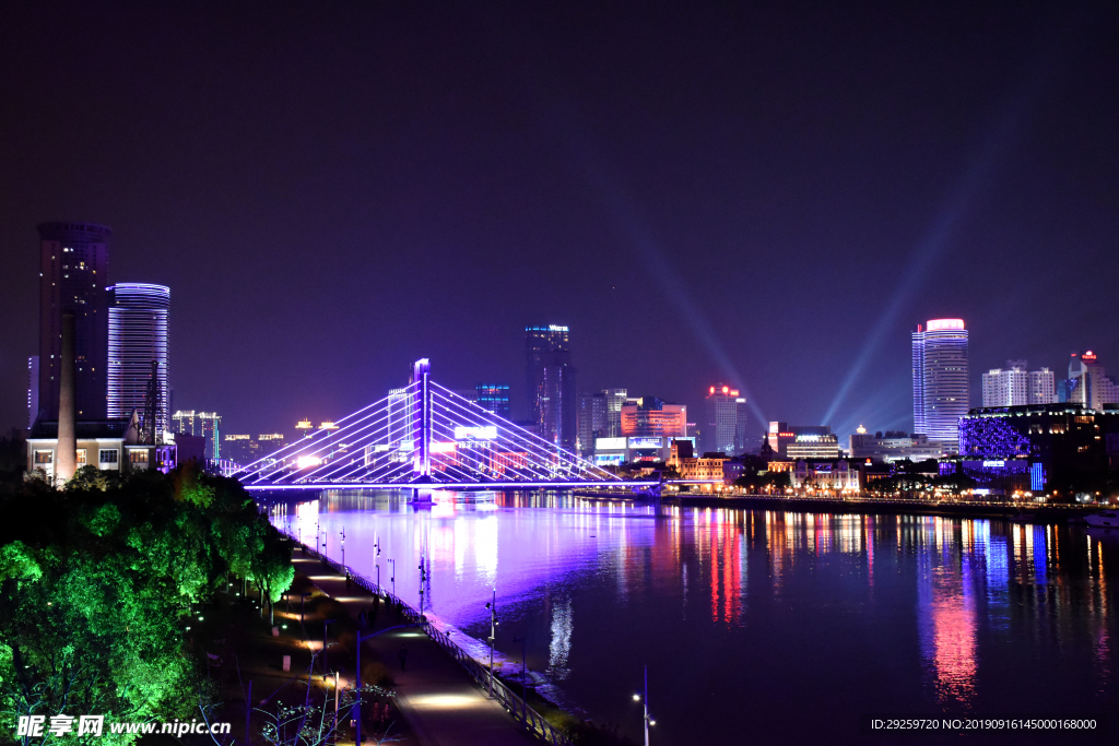 宁波夜景 甬江夜景