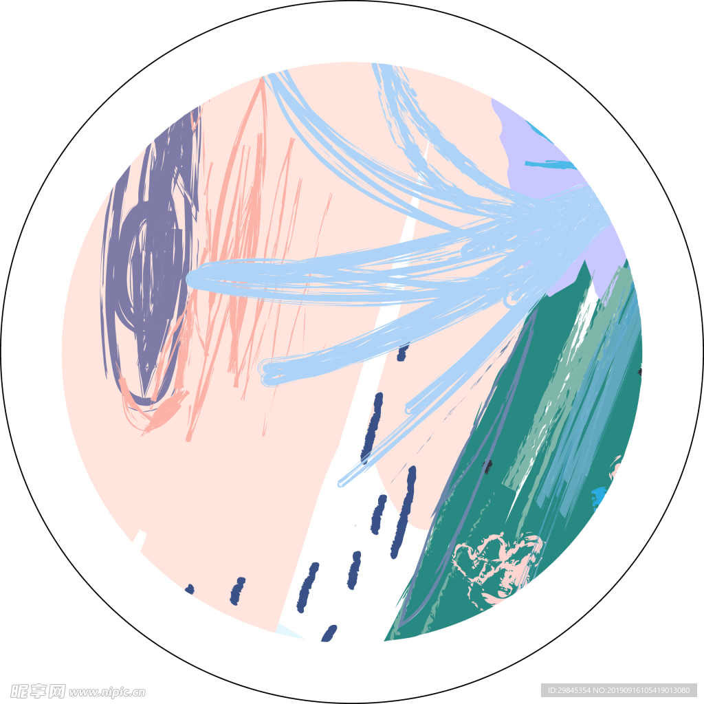 抽象花卉