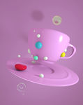 c4d茶杯