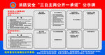 消防安全“三自主两公开一承诺”
