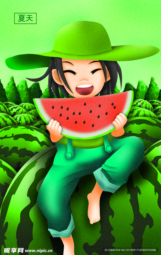 夏季插画