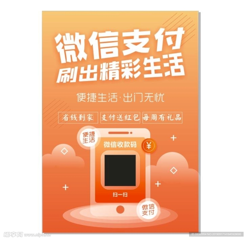 微信扫码支付卡