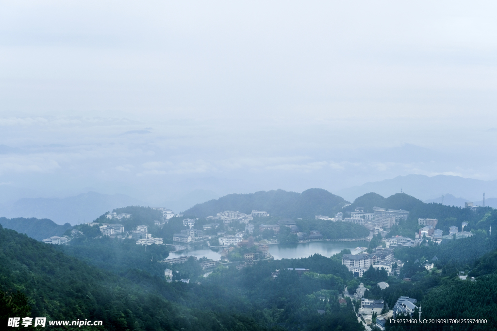 云中湖鸟瞰