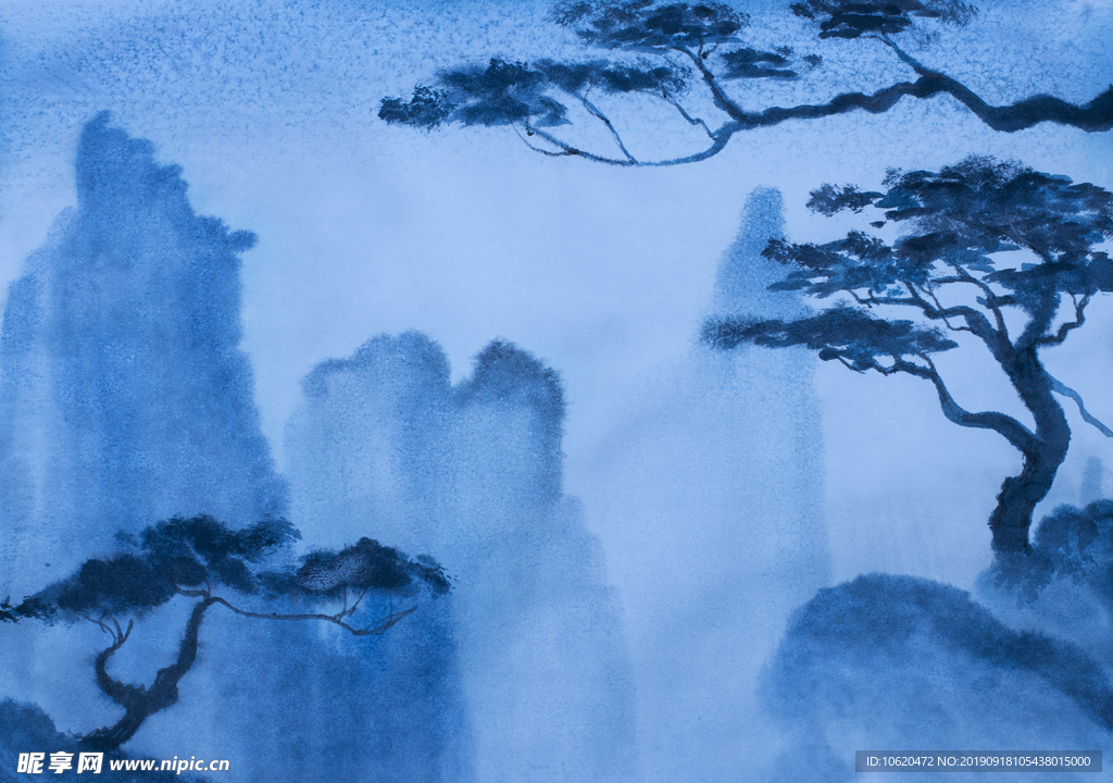 松树 山