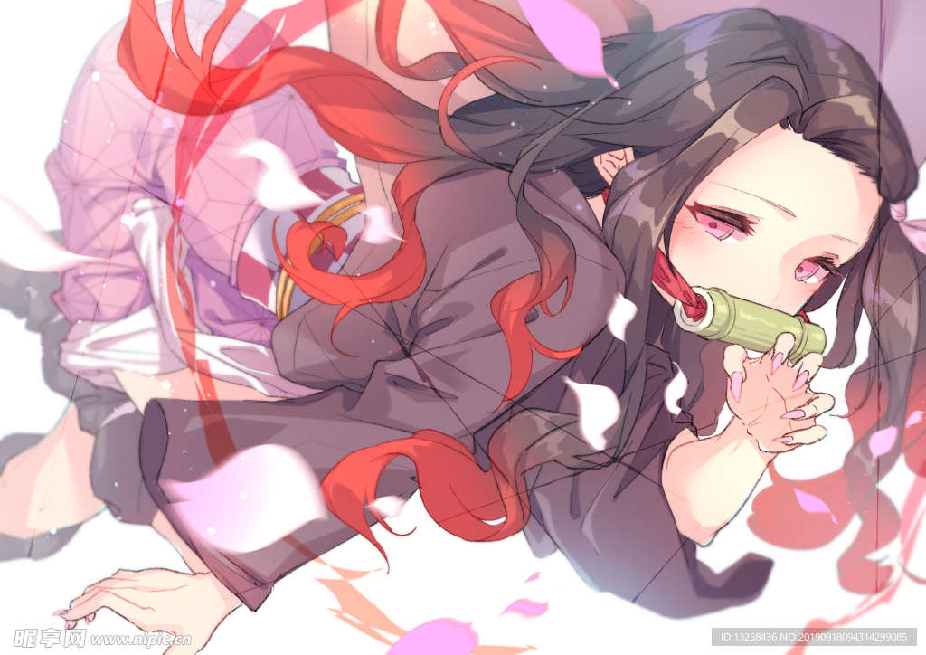 彩色卡通人物插画背景