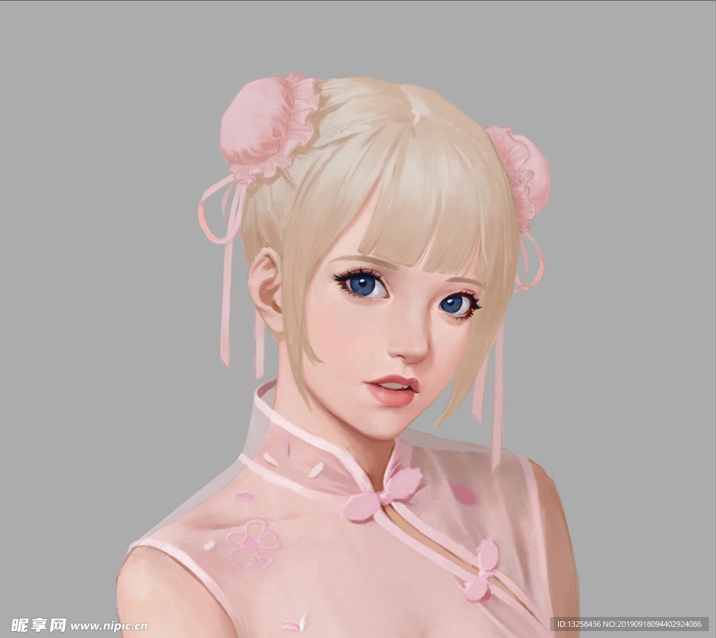 彩色卡通人物插画背景